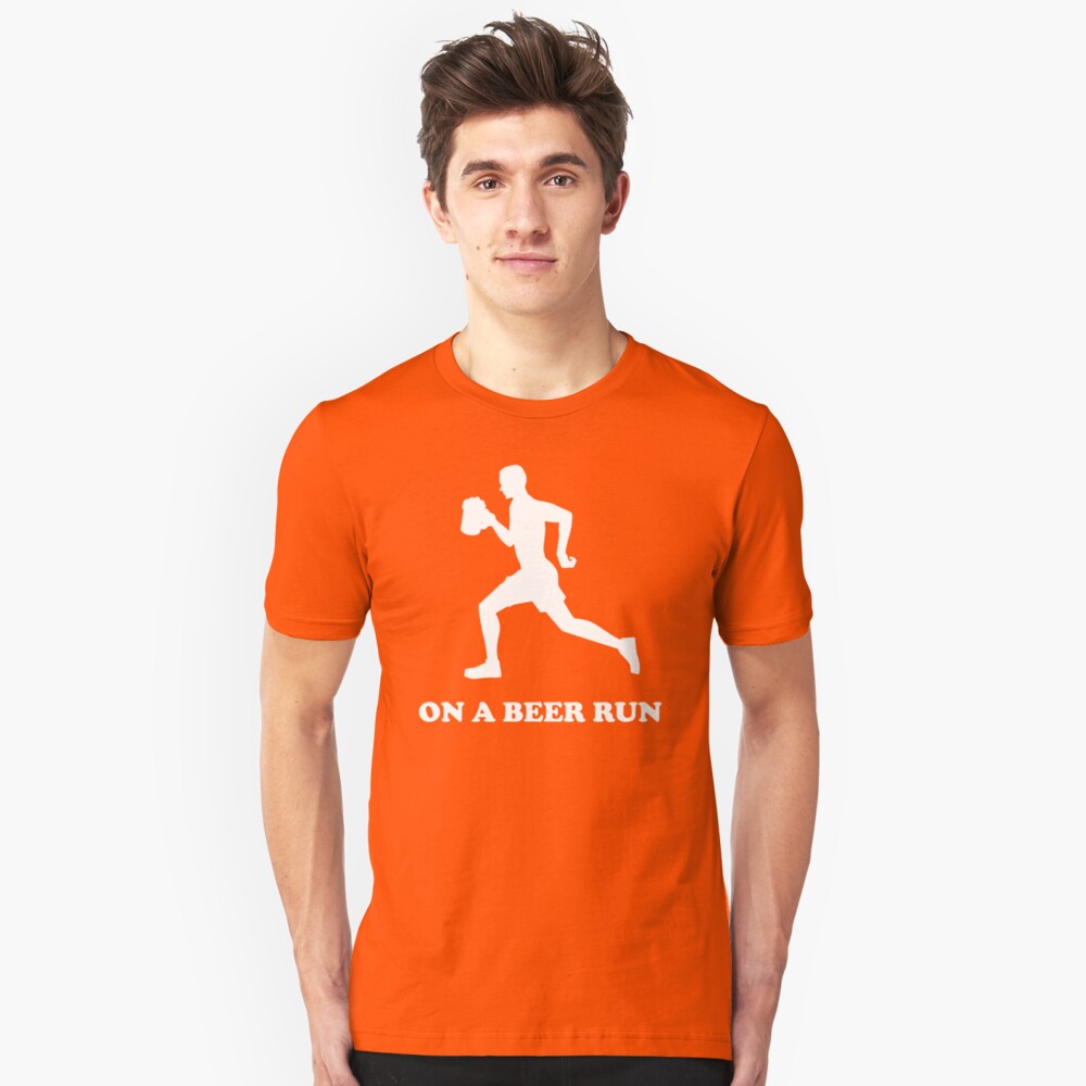 "On a Beer Run" Unisex TShirt by partyanimal Redbubble
