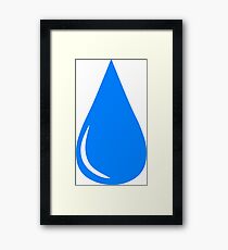 Water Droplet Framed Print
