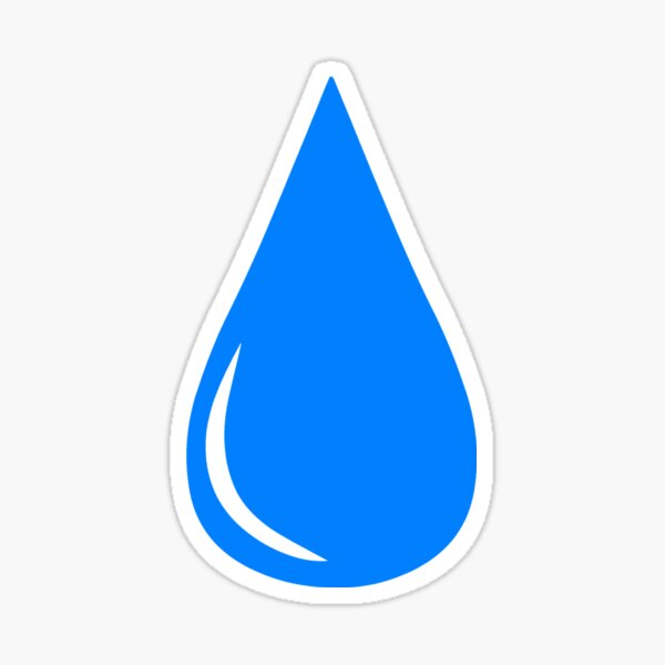 opening Waarschuwing Voorlopige Water Drop Stickers for Sale | Redbubble