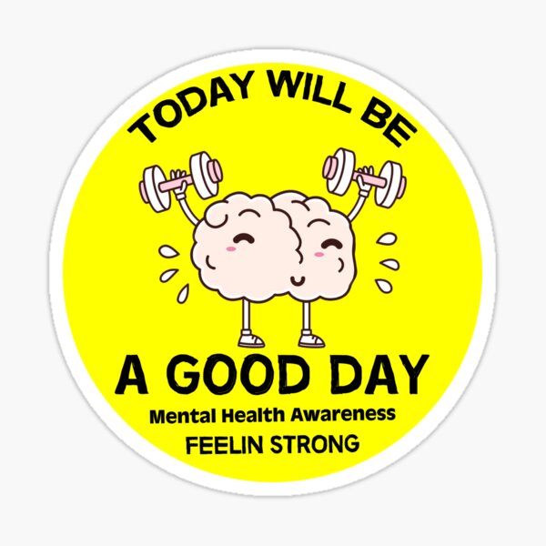 Item preview, Mental Health Awareness Gifts  - Cute Mindfulness shirts - Best Mental Health Shirt - Wellbeing Gifts - Cards - Stickers - Mugs designed and sold by happygiftideas.