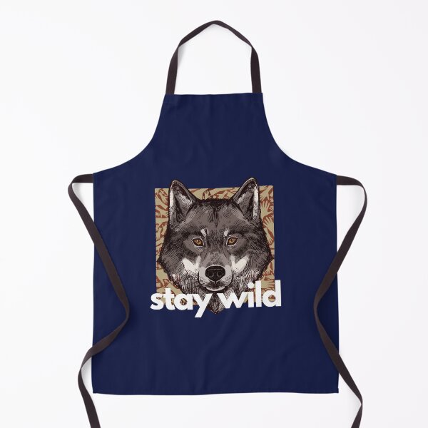 Item preview, Stay Wild wolf designed and sold by Ashley Dennis.