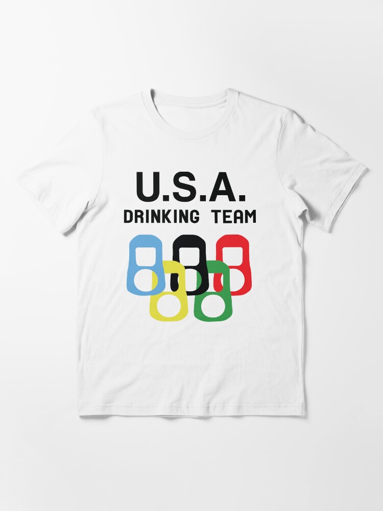 Alternate view of USA Drinking Team Essential T-Shirt