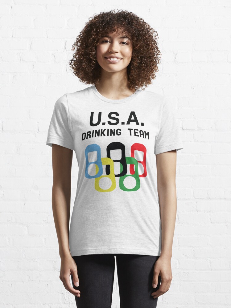 Alternate view of USA Drinking Team Essential T-Shirt