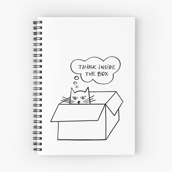 Item preview, Think Inside The Box Line Art designed and sold by majoihart.