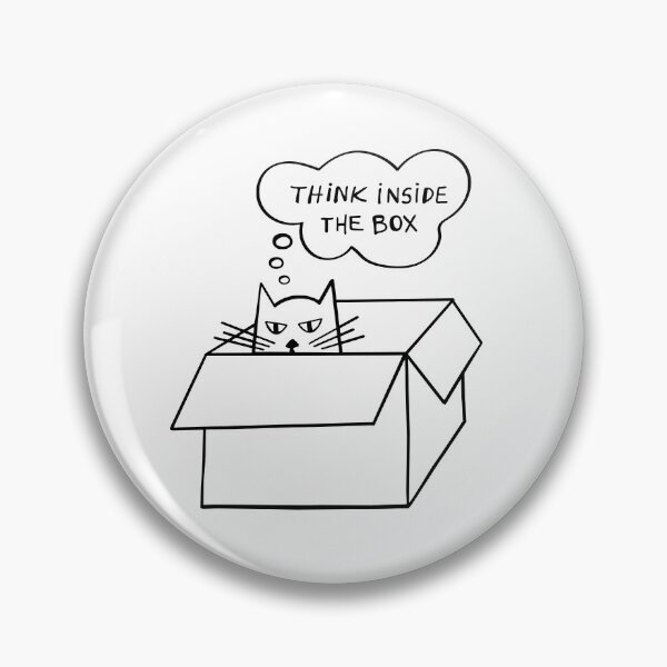 Item preview, Think Inside The Box Line Art designed and sold by majoihart.
