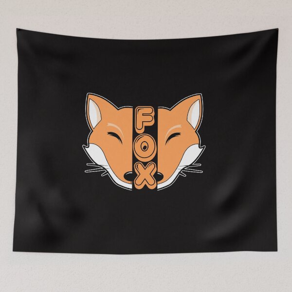 Item preview, Fox red fox animal text designed and sold by Imutobi.