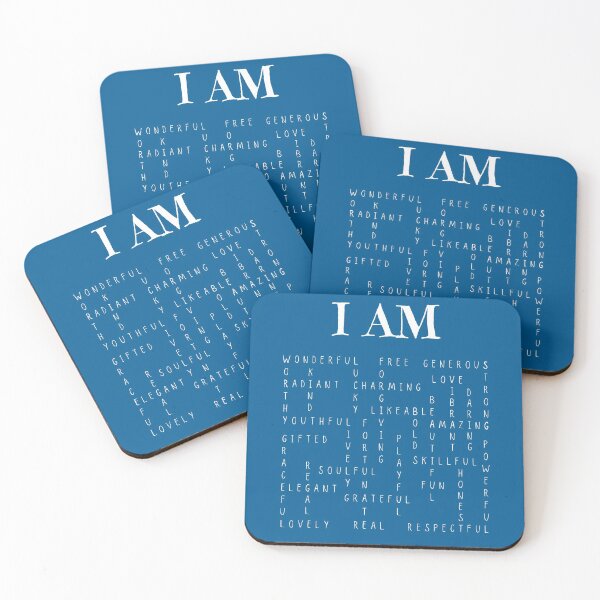 Item preview, I Am Affirmations: Blue Selection designed and sold by Intuitive Engines Apparel Co..