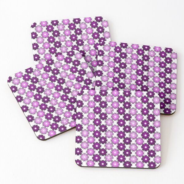 Item preview, Pink and purple flower pattern, flowers graphic illustration designed and sold by Stéphane  Thirion.