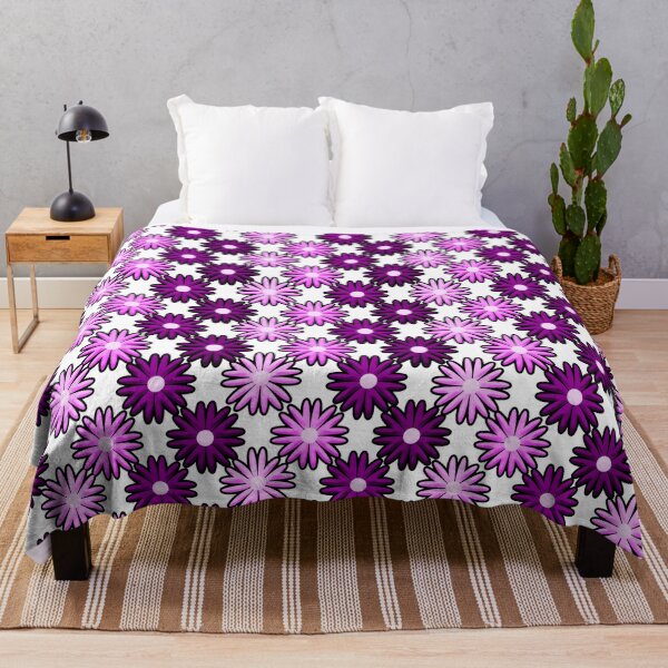 Item preview, Pink and purple flower pattern, flowers graphic illustration designed and sold by Stéphane Thirion.