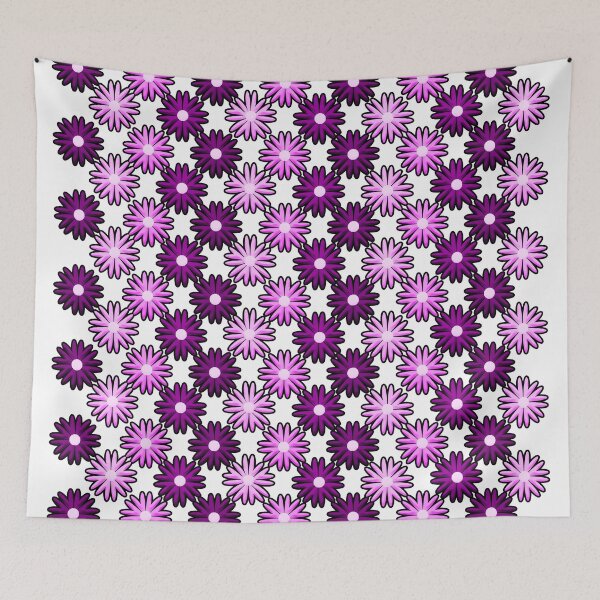 Item preview, Pink and purple flower pattern, flowers graphic illustration designed and sold by Stéphane  Thirion.