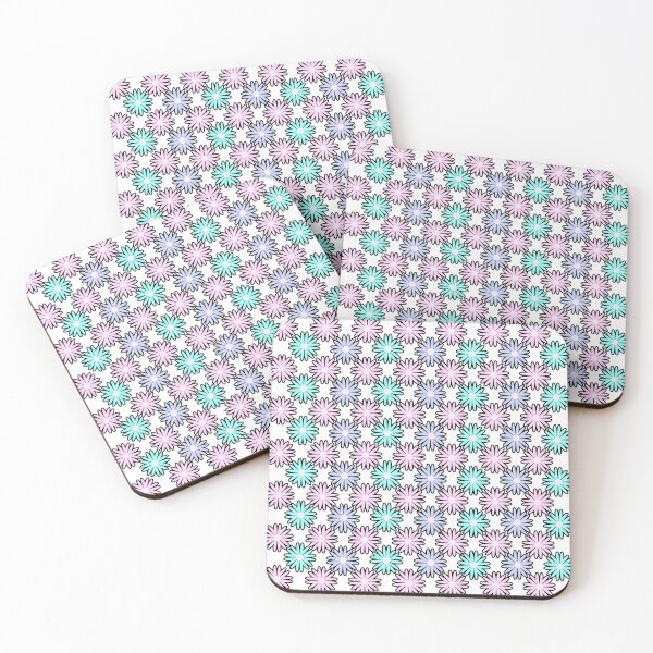 Item preview, Pastel color flower pattern, flowers graphic illustration designed and sold by Stéphane  Thirion.
