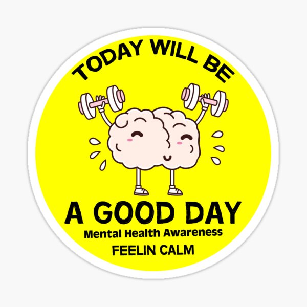 Item preview, Mental Health Awareness Gifts  - Cute Mindfulness shirts - Best Mental Health Shirt - Wellbeing Gifts - Cards - Stickers - Mugs designed and sold by happygiftideas.