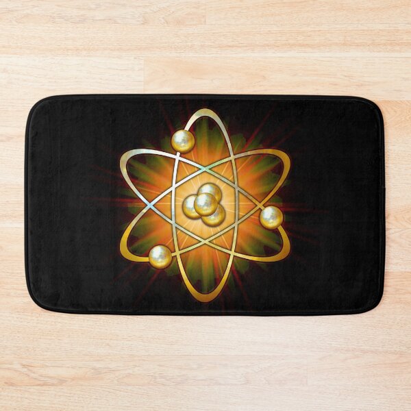 Item preview, Gold Atomic Circuit with electrons and nucleus designed and sold by Naumaddic Arts.