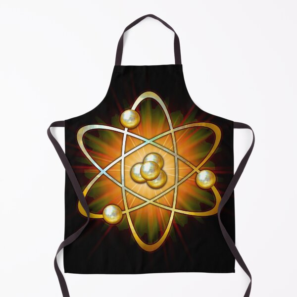 Item preview, Gold Atomic Circuit with electrons and nucleus designed and sold by Naumaddic Arts.