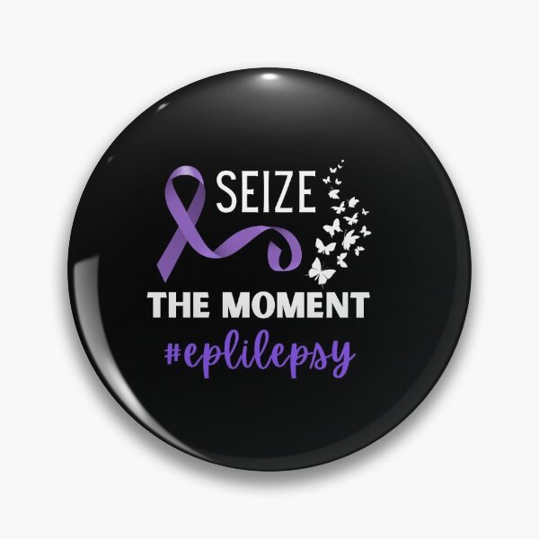 Item preview, Epilepsy Awareness Shirt Seizure October November 17th Cancer Survivor Purple Ribbon Cancer Support Hope Love Mental Health Depression Anxiety Inspirational Motivational Gift Idea  designed and sold by EpsilonEridani.