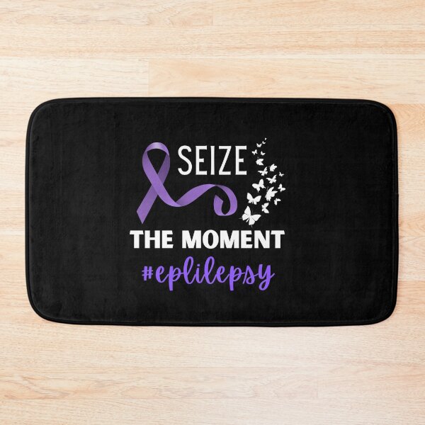 Item preview, Epilepsy Awareness Shirt Seizure October November 17th Cancer Survivor Purple Ribbon Cancer Support Hope Love Mental Health Depression Anxiety Inspirational Motivational Gift Idea  designed and sold by EpsilonEridani.