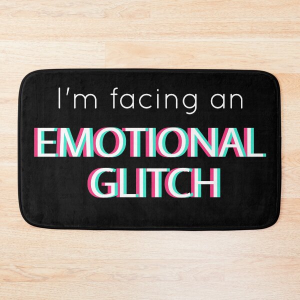 Item preview, EMOTIONAL GLITCH designed and sold by HappyPrints ⭐⭐⭐⭐⭐.