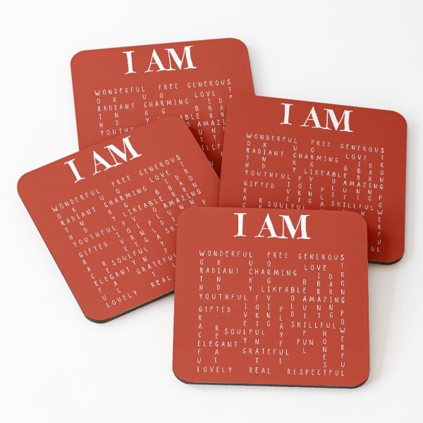 Item preview, I Am Affirmations: Red Selection designed and sold by Intuitive Engines Apparel Co..