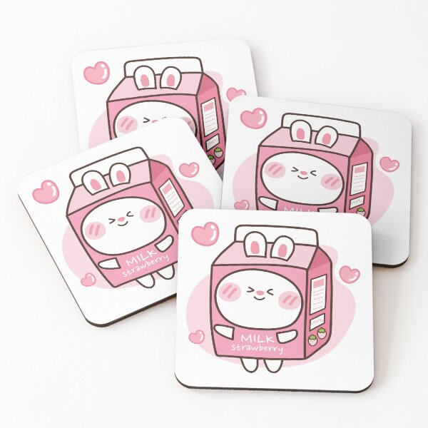 Item preview, Cute rabbit strawberry milk box designed and sold by WelcomeToJapan.