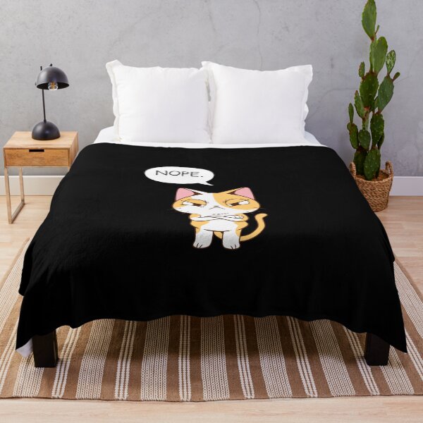 Item preview, Cat statement nope gift / funny present message no designed and sold by Sash92.