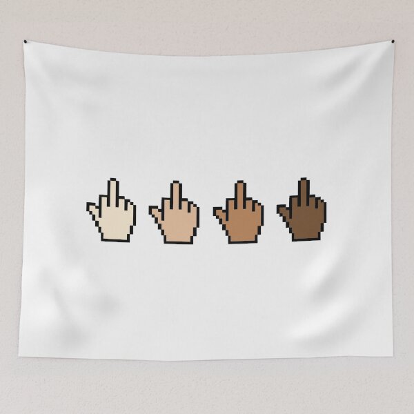 Item preview, 8 Bit Fuck You Emoji designed and sold by mydoodlesateme.