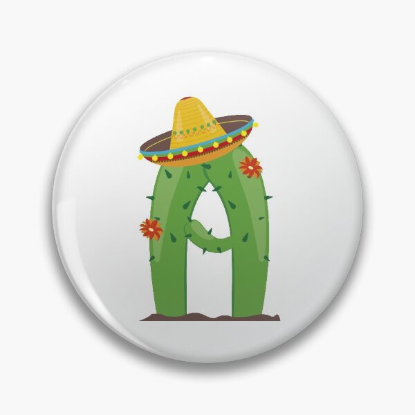 Item preview, Mexican Cactus Letter A designed and sold by madcocreative.