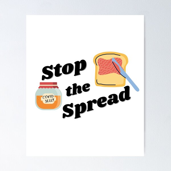 Item preview, Stop the Spread of Covid-19 designed and sold by PinkFellow.