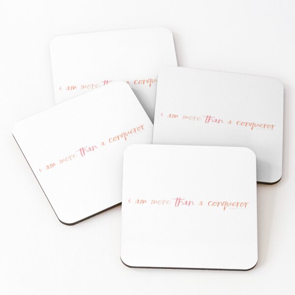 Item preview, I am more than a conqueror Romans 8:31 designed and sold by Katherine Winner.