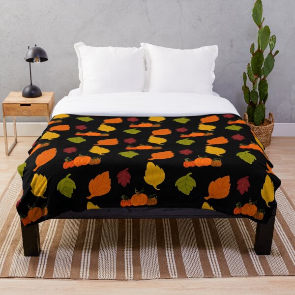 Fall Is In The Air Throw Blanket