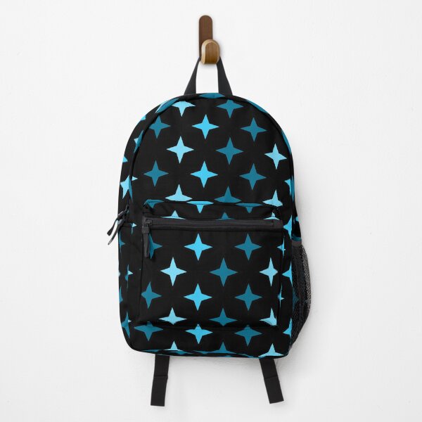 Item preview, Blue star pattern on black background, star pattern composition designed and sold by Stéphane Thirion.