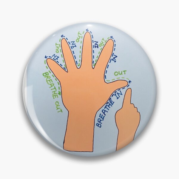 Item preview, Deep Breathing Techniques to reduce anxiety for Adults and Kids designed and sold by artbysarahallen.