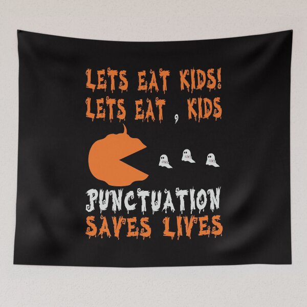 Item preview, punctuation saves lives Halloween costume designed and sold by OzyManDiaS90.