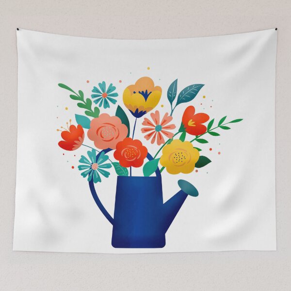 Item preview, Garden,wild flowers,butterflies art designed and sold by MariaMarinova.