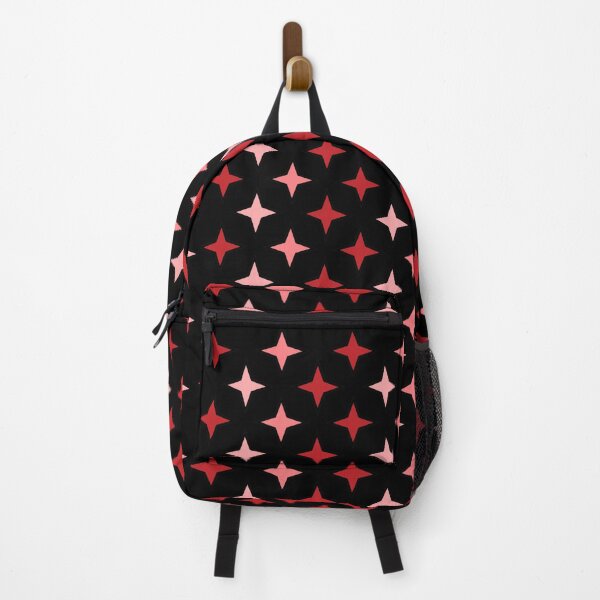Item preview, Red star pattern on black background, star pattern composition designed and sold by Stéphane Thirion.