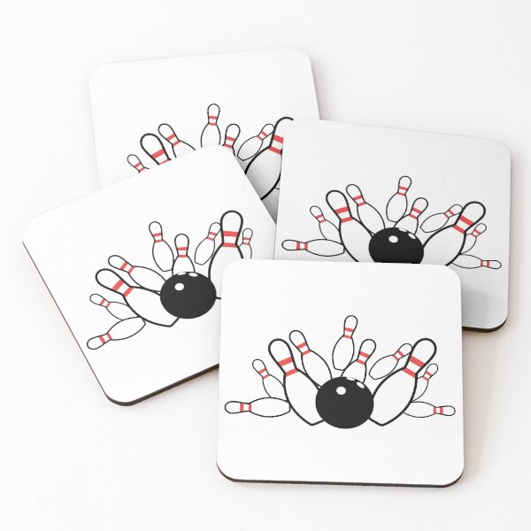 Item preview, Bowling ball and pins strike designed and sold by PepaAnaRB.