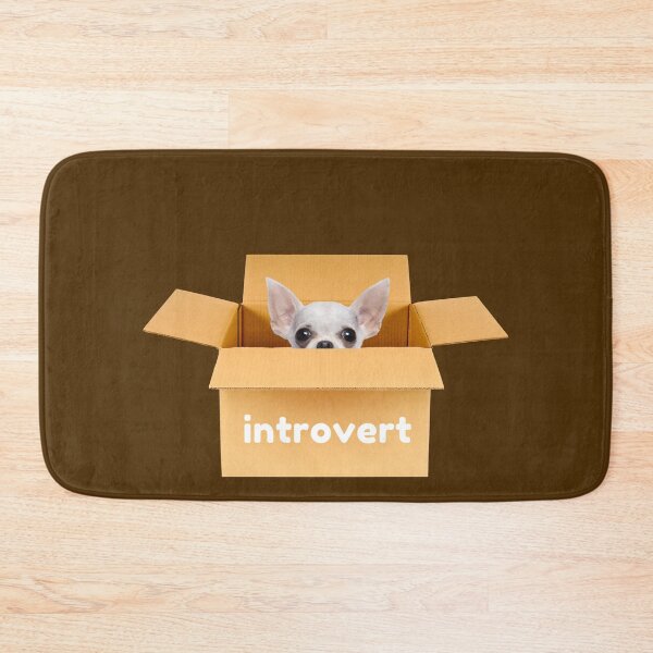 Item preview, introvert chihuahua in box designed and sold by chihuahuashower.