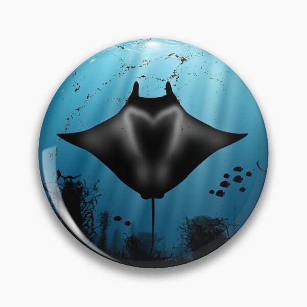 Item preview, Manta Ray designed and sold by NicGrayGraphic.
