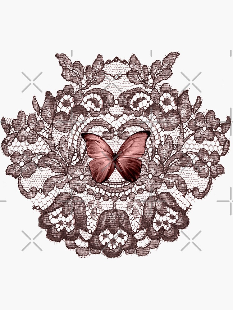 "Butterfly Kiss" Sticker for Sale by 3vaN Redbubble