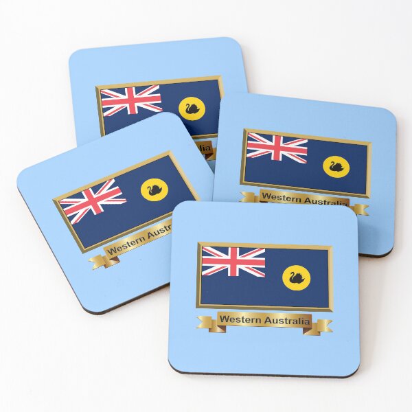Item preview, Western Australia Flag Stickers, Gifts, Masks & Products (N) designed and sold by mpodger.