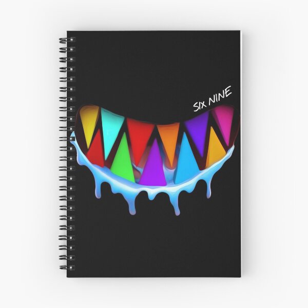 Item preview, 6ix9ine shark teeth colorful look designed and sold by Nishad4.