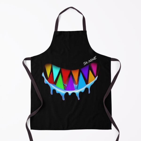 Item preview, 6ix9ine shark teeth colorful look designed and sold by Nishad4.