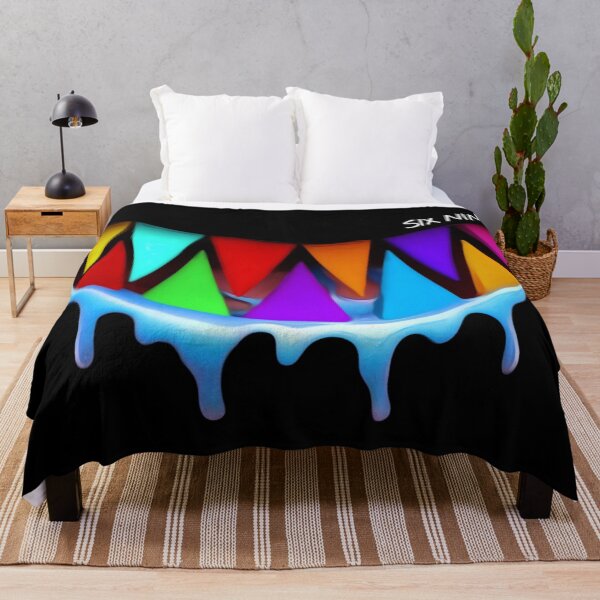 Item preview, 6ix9ine shark teeth colorful look designed and sold by Nishad4.