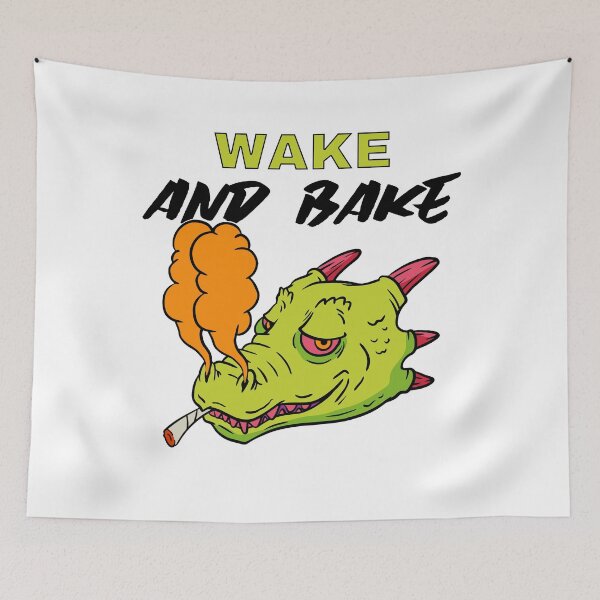 Item preview, Wake And bake, Stoner Merch designed and sold by ozumdesigns.