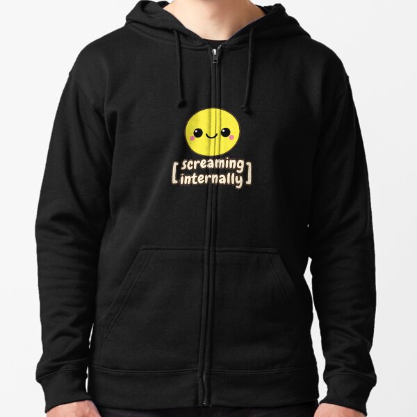 Screaming Internally Zipped Hoodie