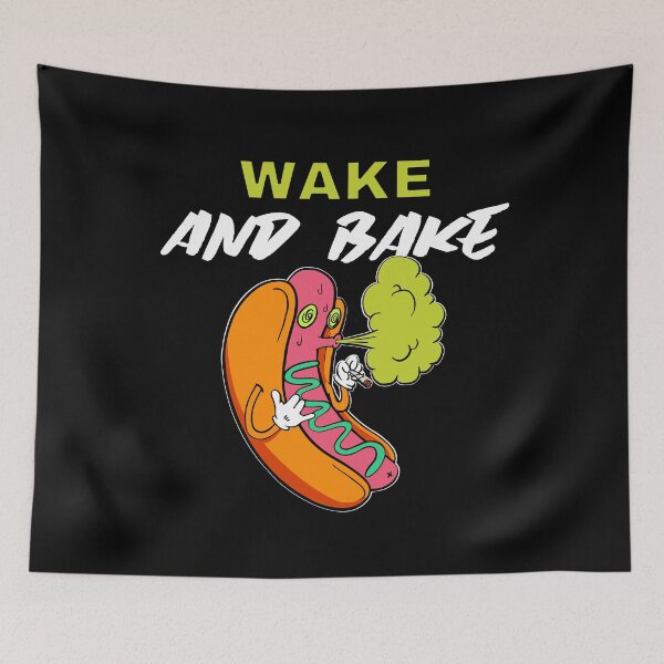 Item preview, Wake And bake, Stoner Merch designed and sold by ozumdesigns.