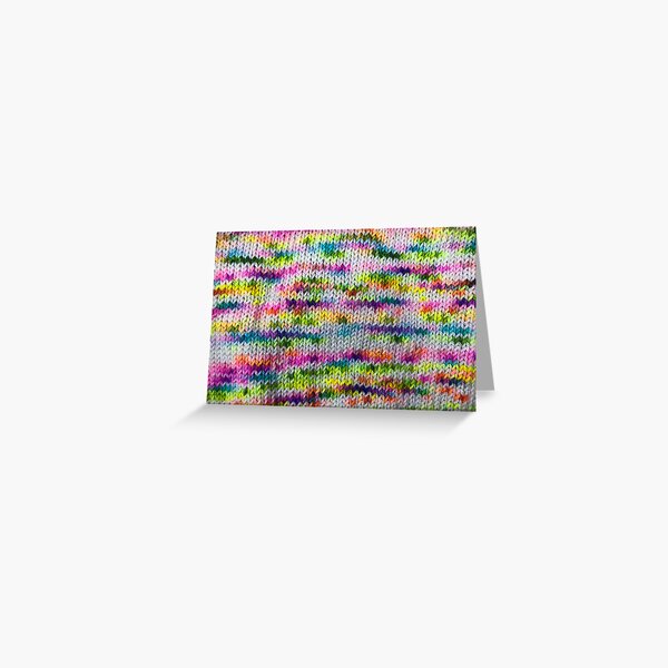 If It Bleeds Knitted Fabric Greeting Card
