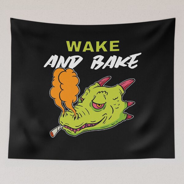 Item preview, Wake And bake, Stoner Merch designed and sold by ozumdesigns.
