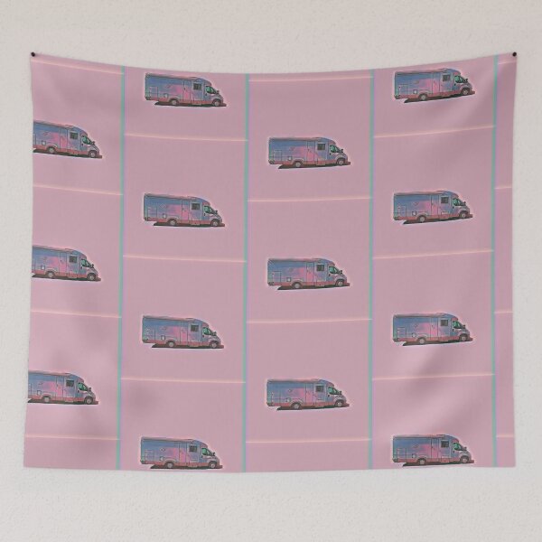 Item preview, Pastel Motorhome designed and sold by LornaBowdenART.