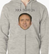John Travolta/Nicolas Cage Face/Off Zipped Hoodie