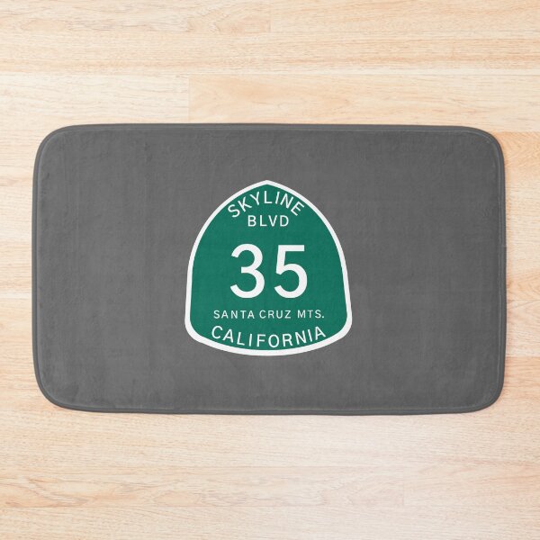 Item preview, Highway 35 Sign: Skyline Boulevard - Santa Cruz Mts. designed and sold by milesmoriarty.